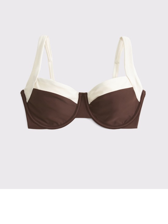 Abercrombie & Fitch Other - Two-Tone Underwire Bra in Brown and Cream
